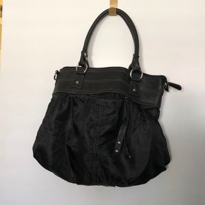 Black baggy purse